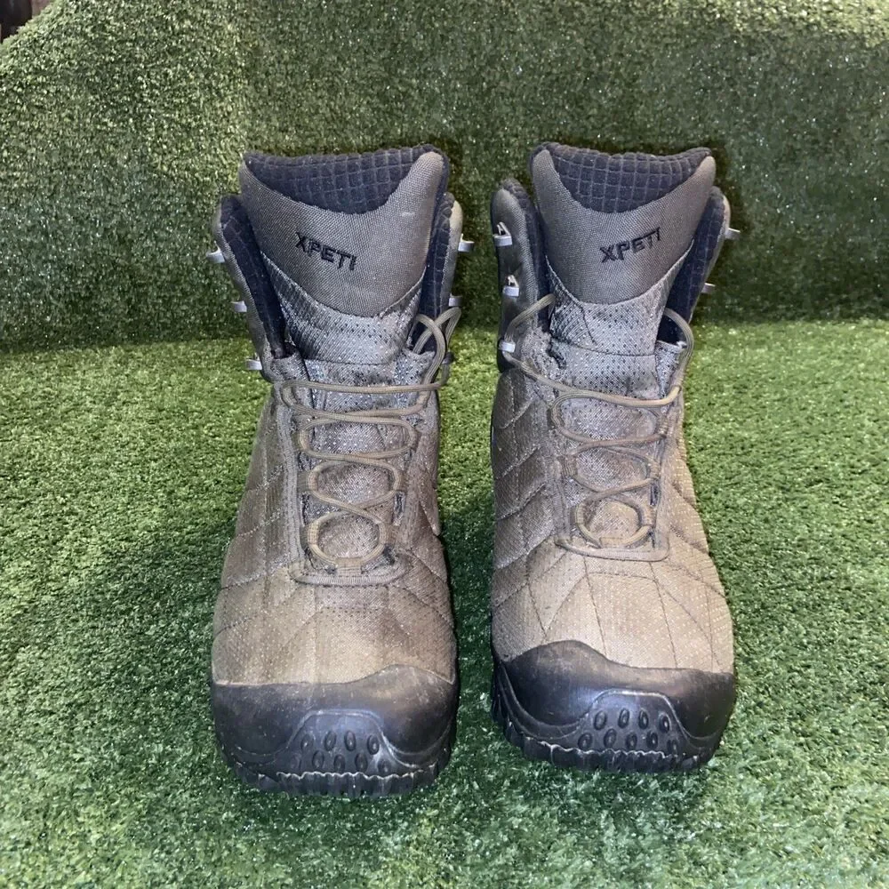 Xpeti Crest Evo Thinsulate Green Cold Weather Boots Mens 8.5